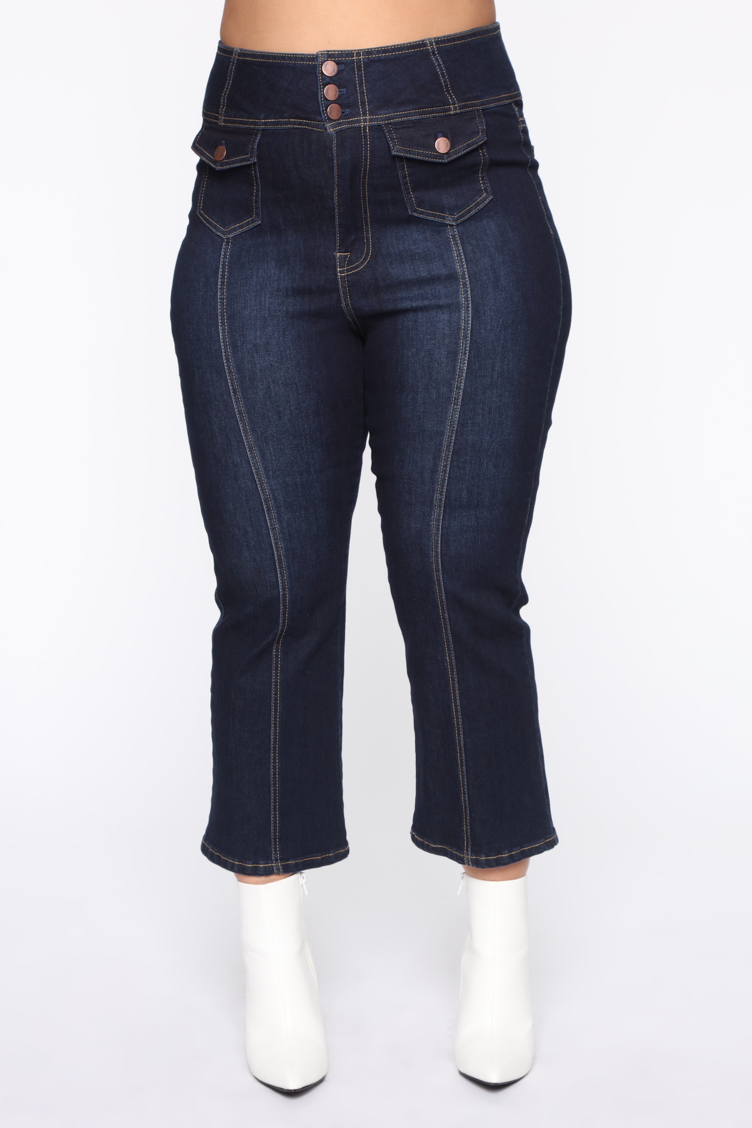 Love On The Brain High Rise Jeans - Dark Denim Ins Street