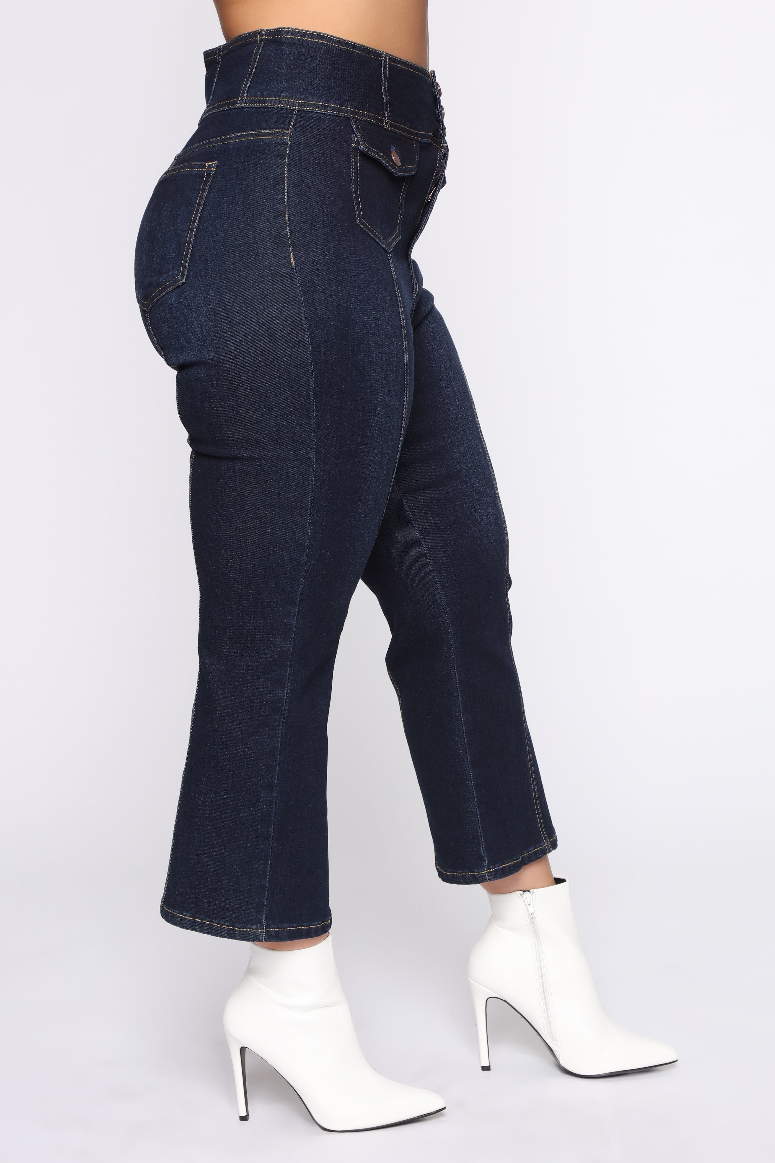 Love On The Brain High Rise Jeans - Dark Denim Ins Street