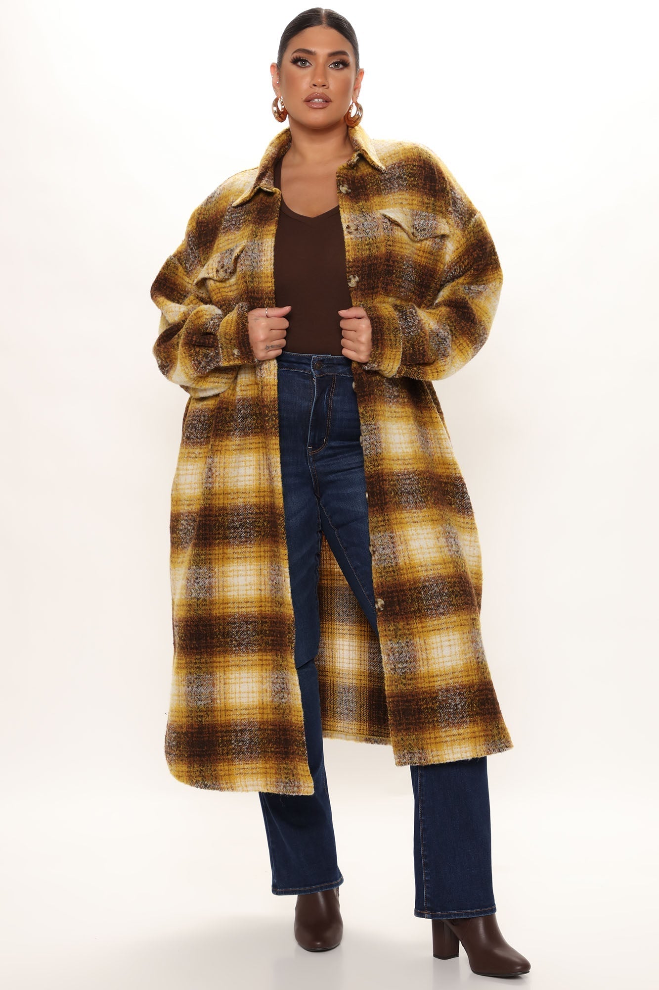 In The Groove High Rise Bootcut Jeans - Dark Wash Ins Street