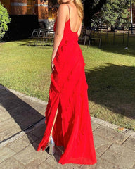 Flammendes Maxikleid