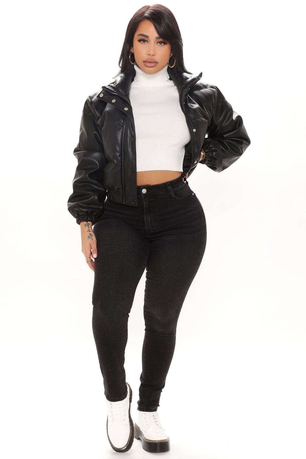 Jessica Skinny Jeans - Black Ins Street