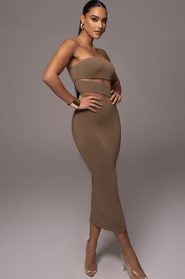Unpredictable Midi Dress Newgew