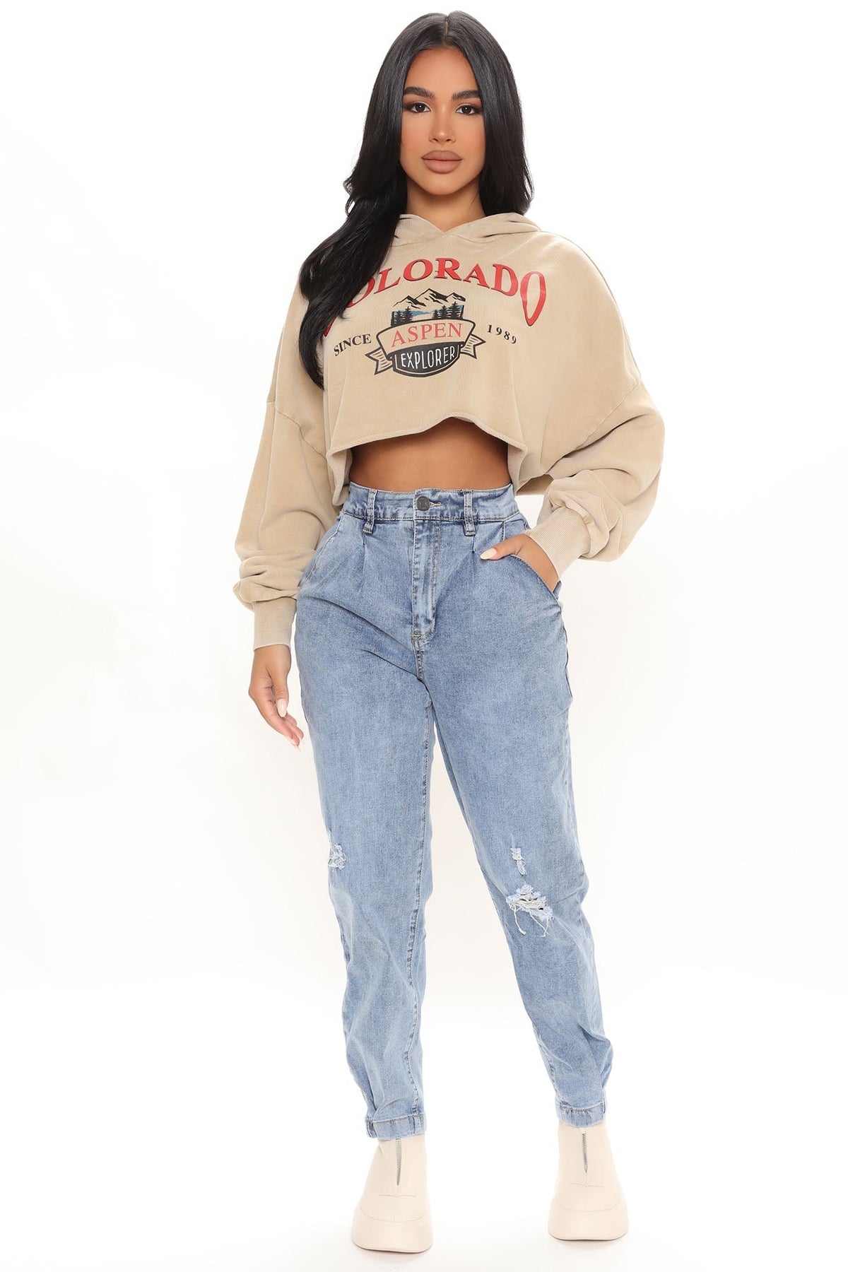 No Gap High Rise Balloon Jeans - Light Wash Ins Street