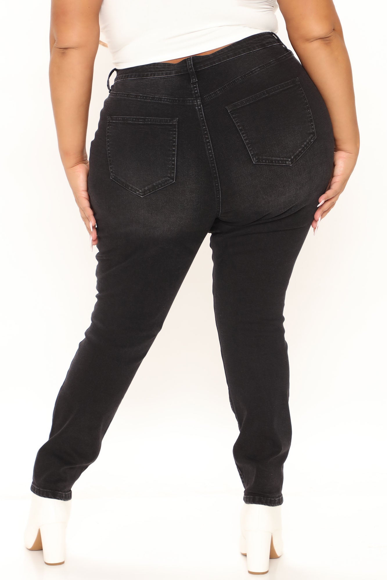 Jessica Skinny Jeans - Black Ins Street