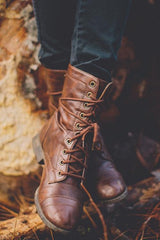 Lace Up Vintage Boots Newgew