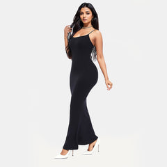 Built-In Shaper Slip Maxi Dress
