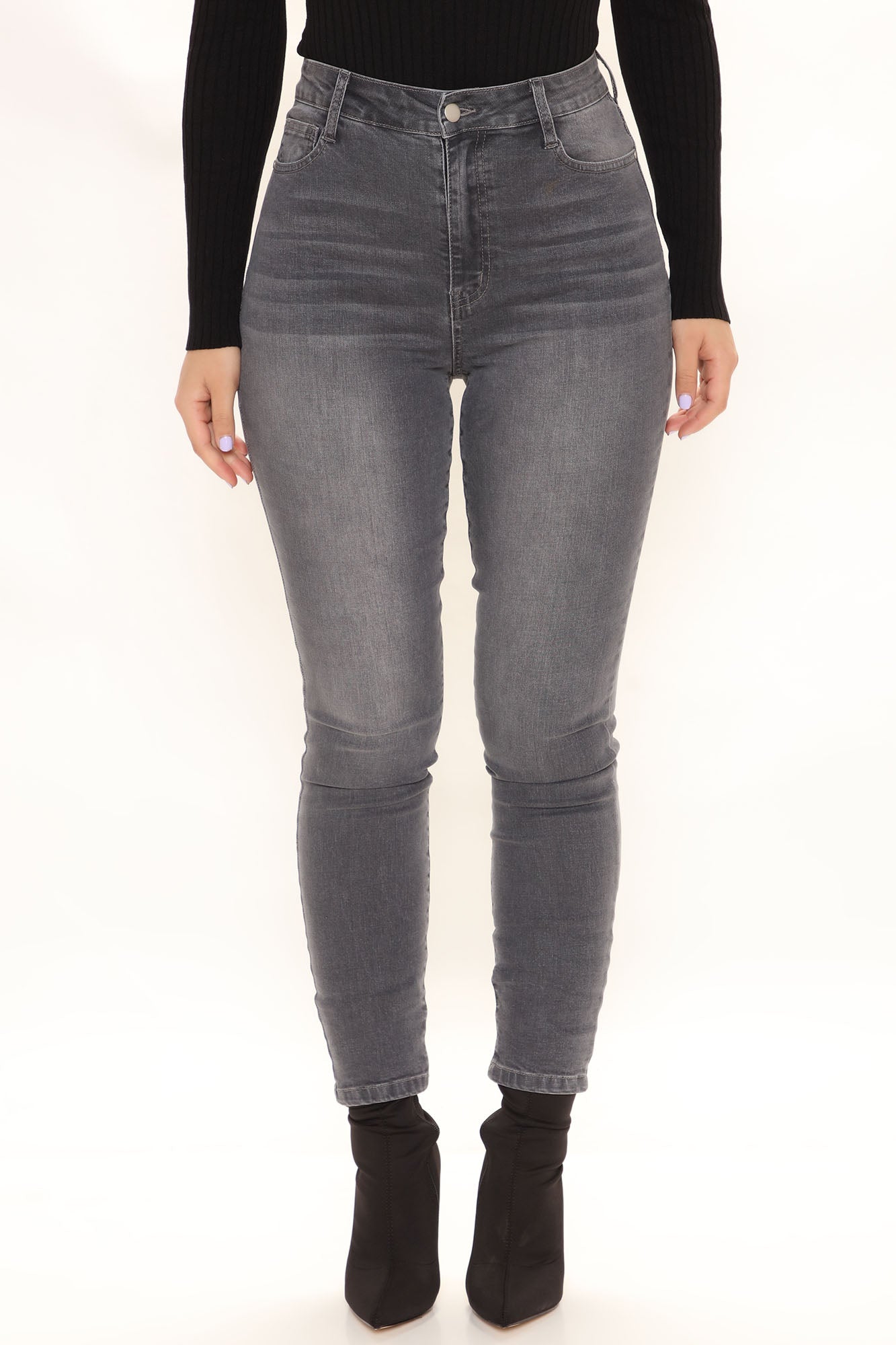 Jessica Skinny Jeans - Grey Ins Street