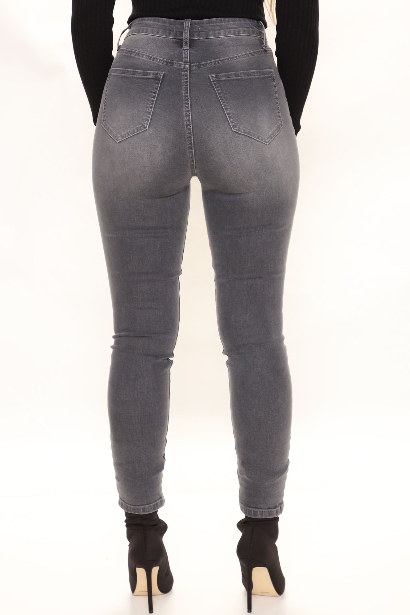 Jessica Skinny Jeans - Grey Ins Street