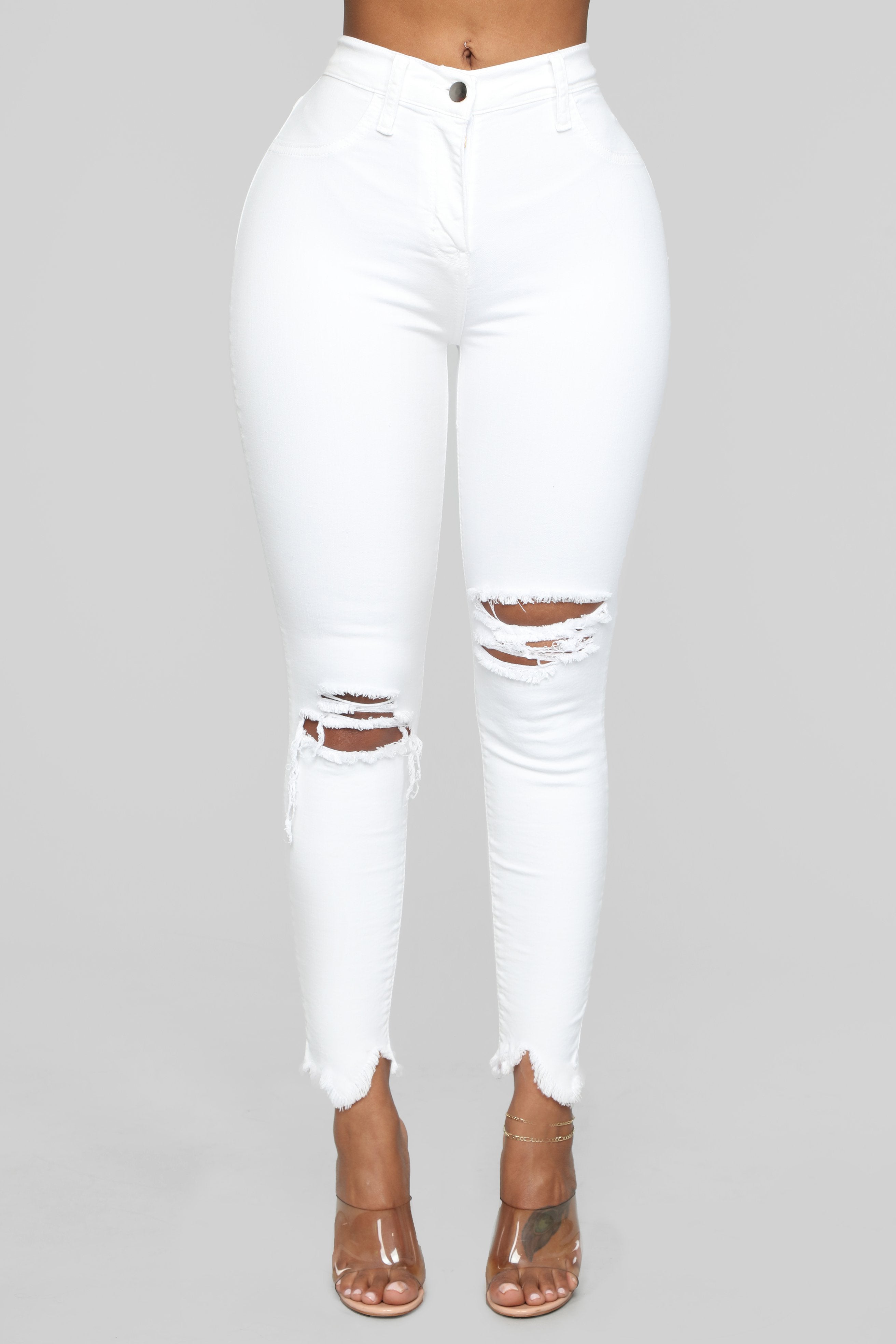 Well Played Jeans - White Ins Street