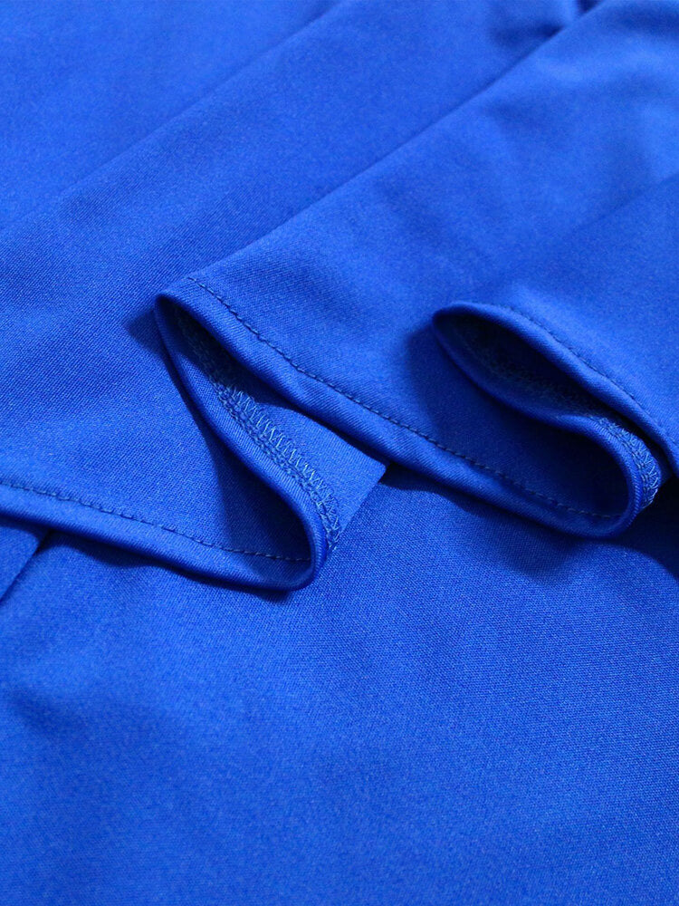 Langärmliges, figurbetontes Midikleid in Übergröße