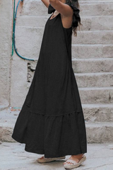 Solid Flounce Spaghetti Strap Cake Skirt Dresses Ins Street