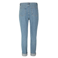 Stop Worrying Easy Waist Mom Jeans - Medium Blue Wash