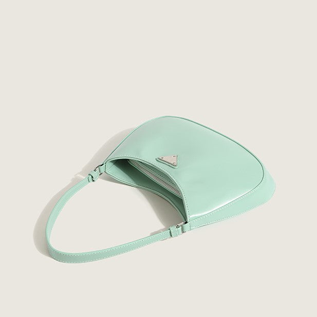 Shiny Flap Shoulder Bag