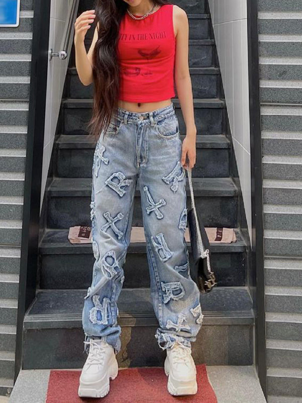 Relaxed Straight Casual Pants