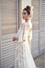 Long Sleeve Floor-Length High Waist Women's Dress