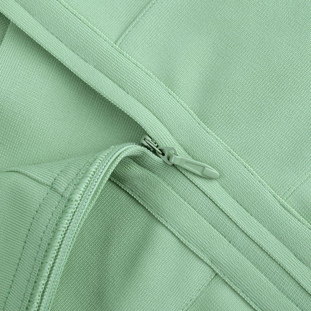 Elegantes, schulterfreies, kurzärmliges Bandage-Kleid