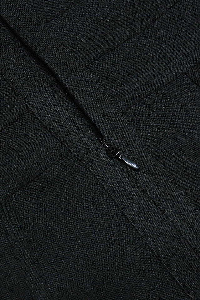 Savina Midi-Bandagekleid mit One-Shoulder-Träger