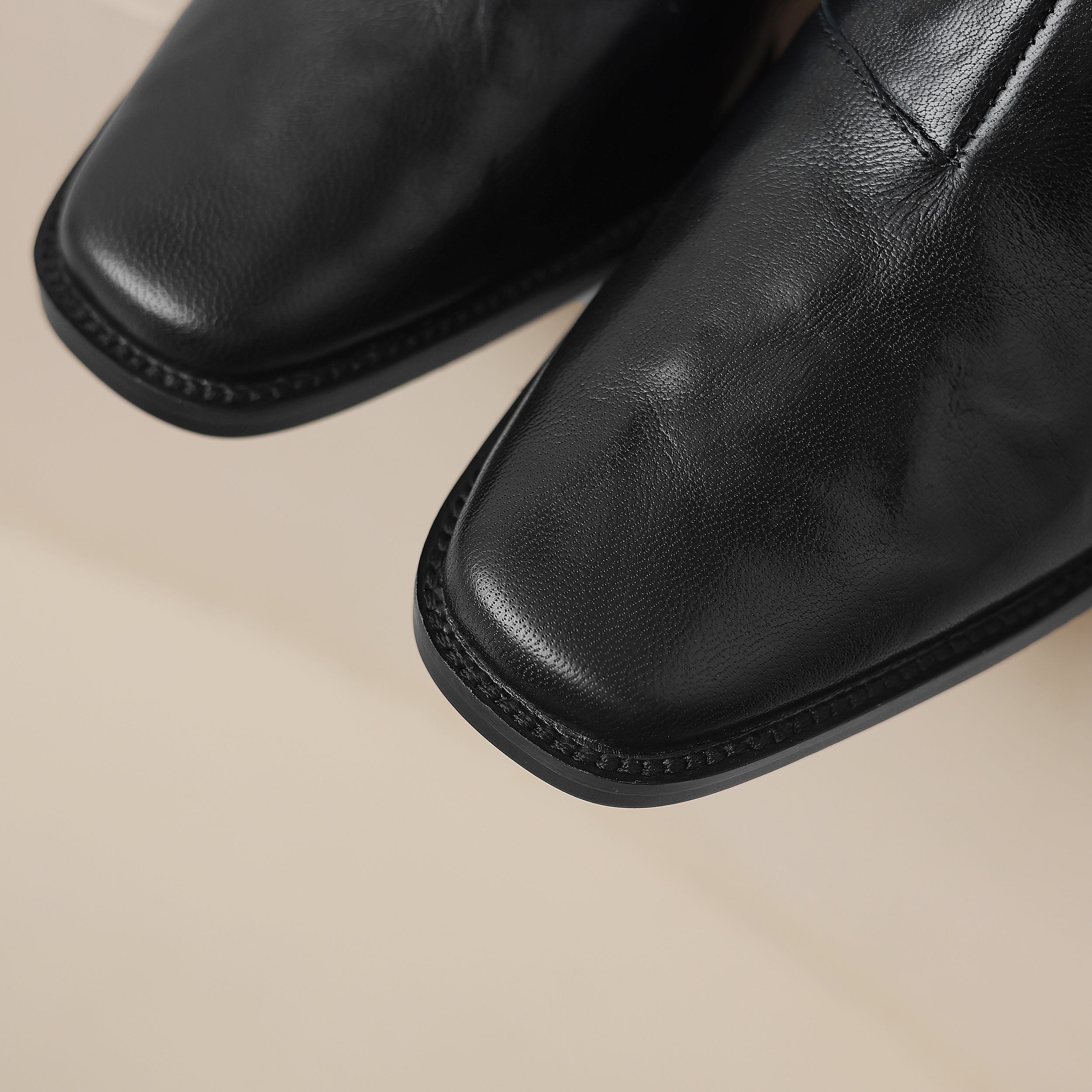 Leather Heeled Chelsea Boot