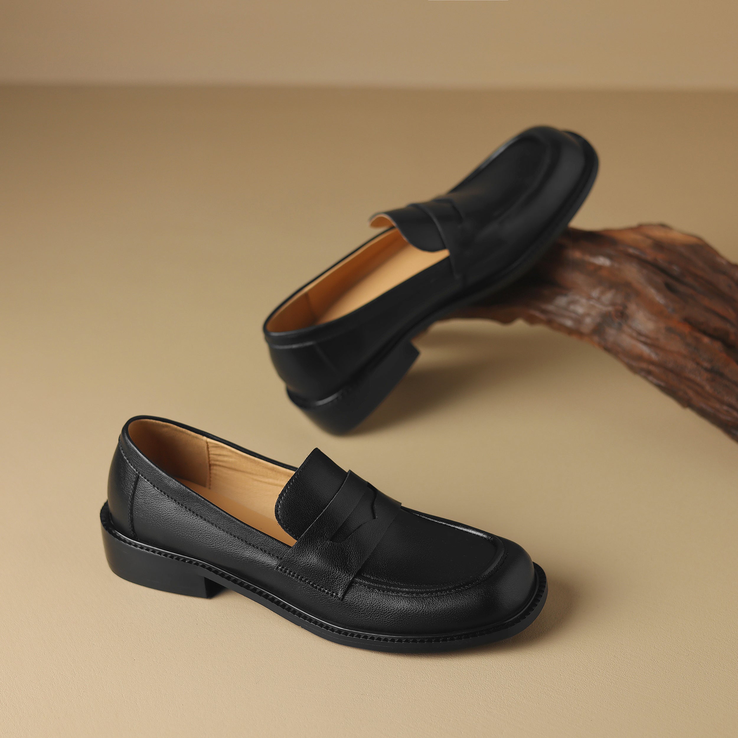 Handmade Loafers Comfortable Leather Shoes