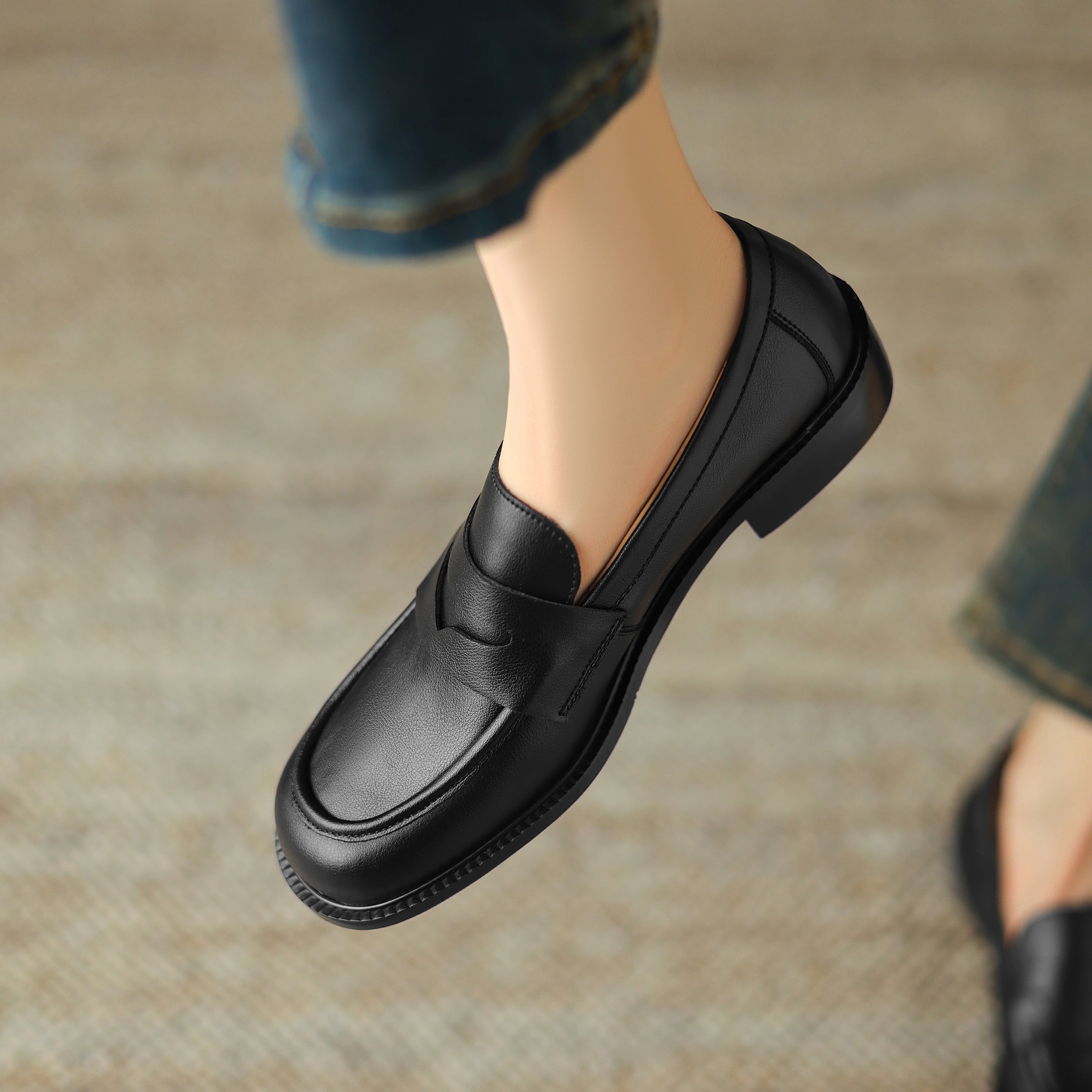 Handmade Loafers Comfortable Leather Shoes