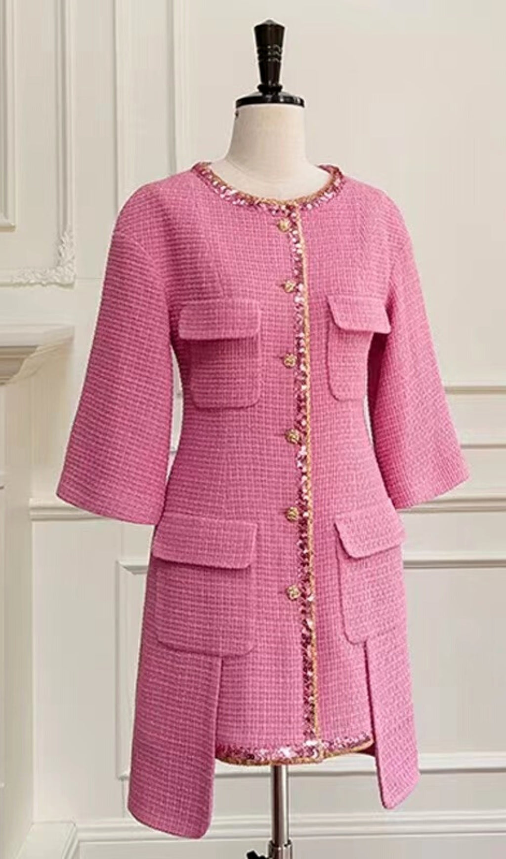 Rosa Webmantel 