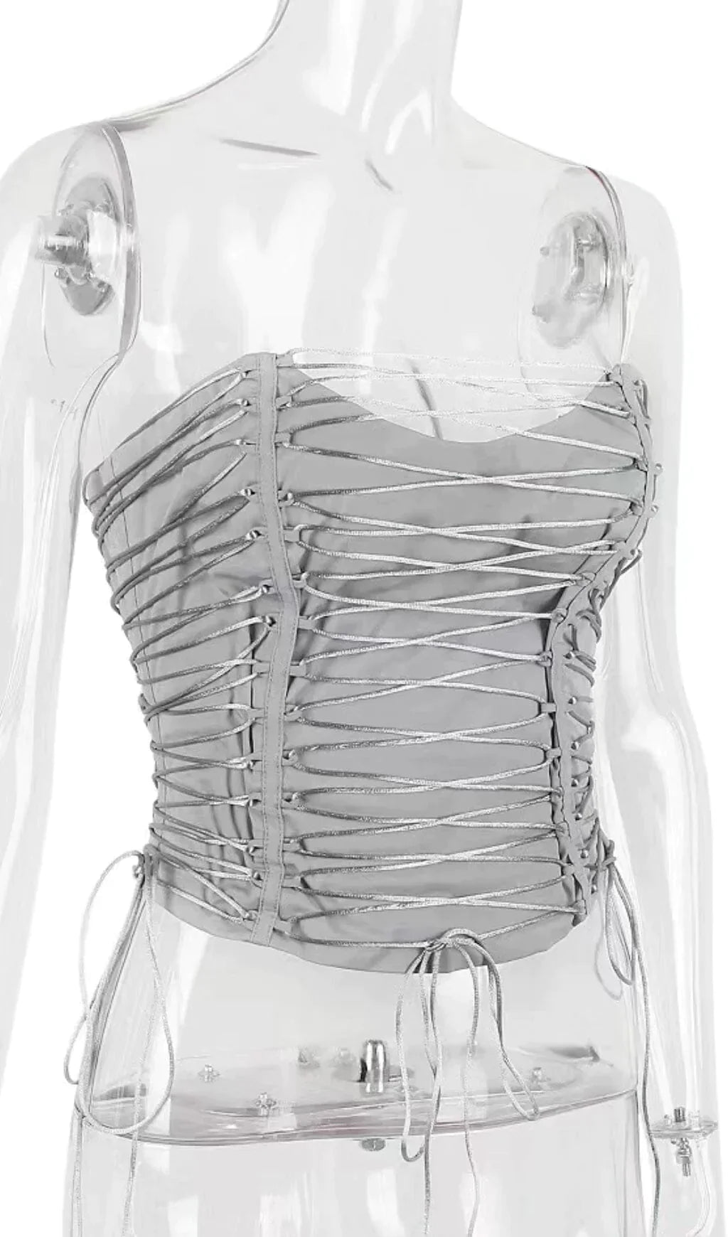 SMOKE Lace UP Corset
