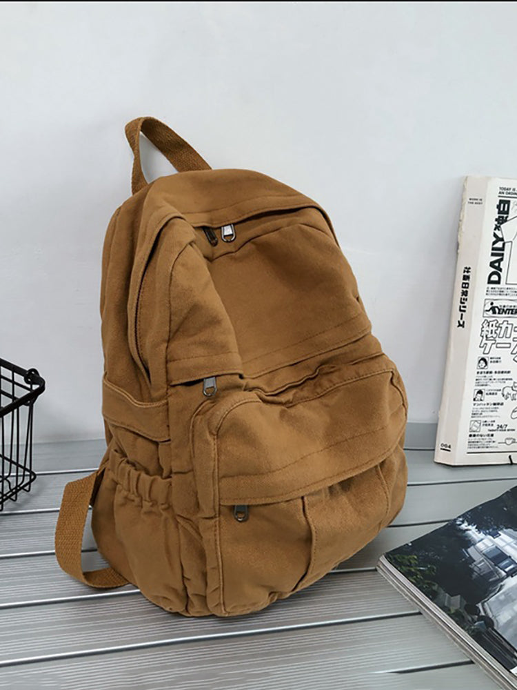 Minimalistischer Rucksack mit großem Fassungsvermögen