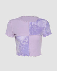 Kurzes T-Shirt mit „Fairy Puddles“-Print