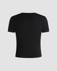 Kurzes T-Shirt mit Sternenmuster