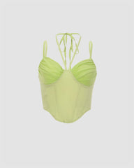 Mermaidens Korsett Neckholder-Top