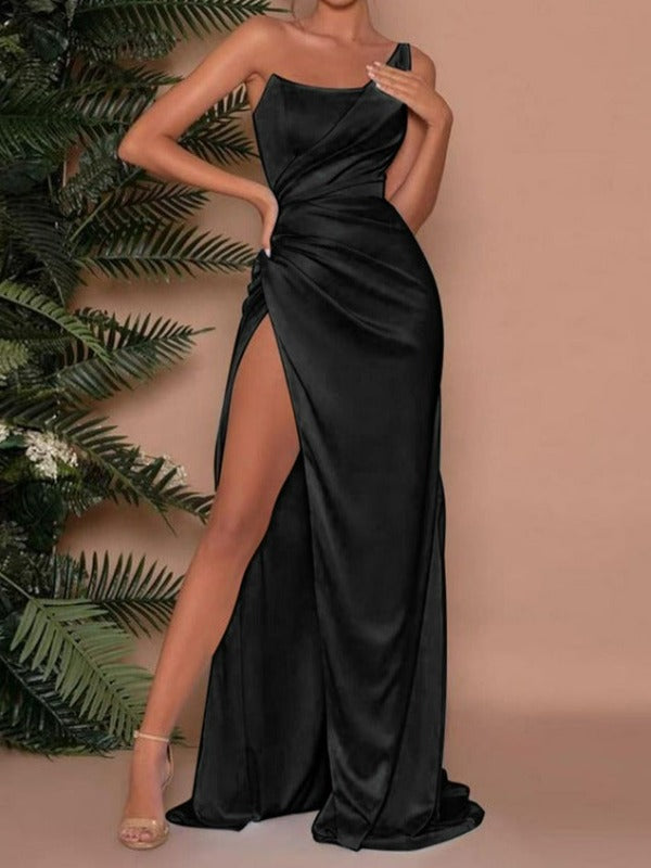 Slit High Waist Long  Dress 2023-03-14 InsStreet