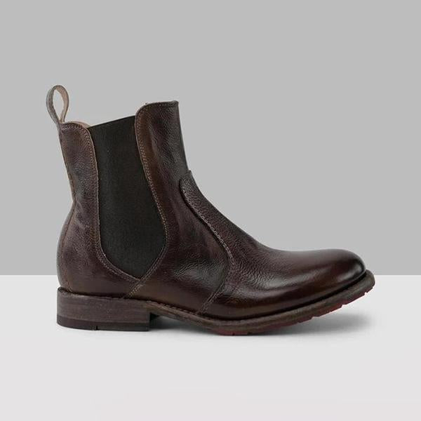 Women Vintage Ankle Slip-on Short Boots NewGew