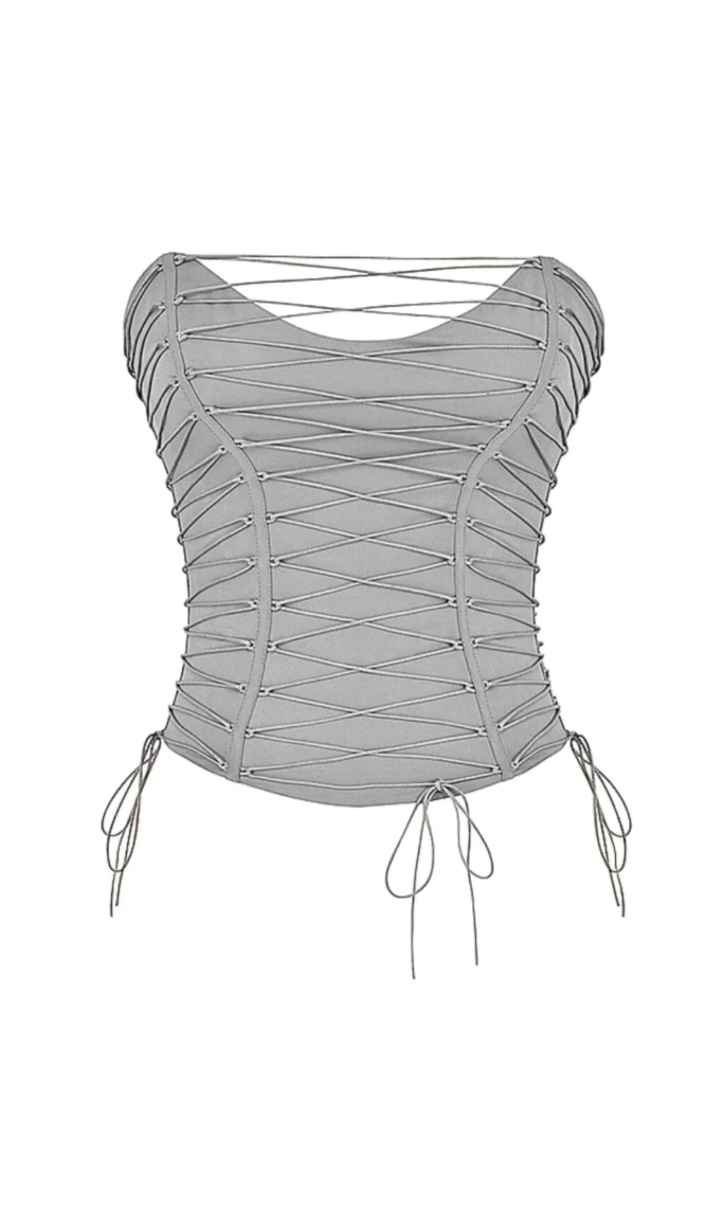 SMOKE Lace UP Corset