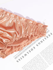 4pack Satin Frill Trim Panty Set Sai Feel
