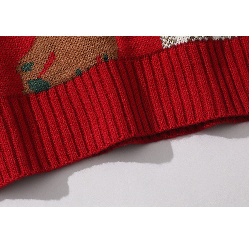 Cute Christmas Bear Pattern Sweater