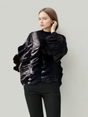 Asymmetric Chiffon Shirt Top