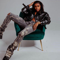 Washed White Slim Jeans