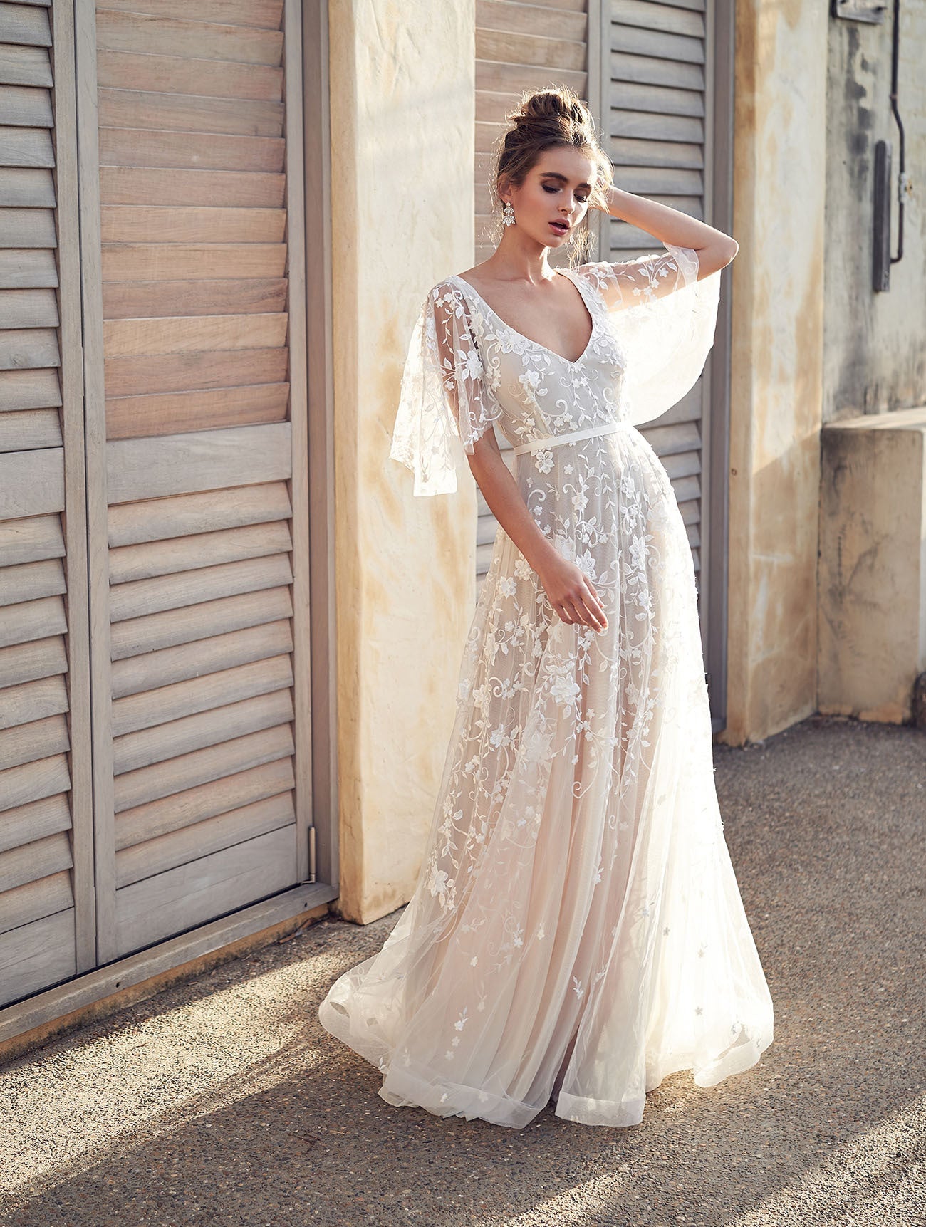 Long Sleeve Floor-Length High Waist Women's Dress