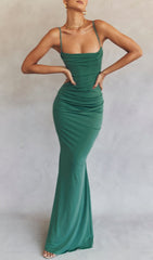Forest Korsett-Maxikleid