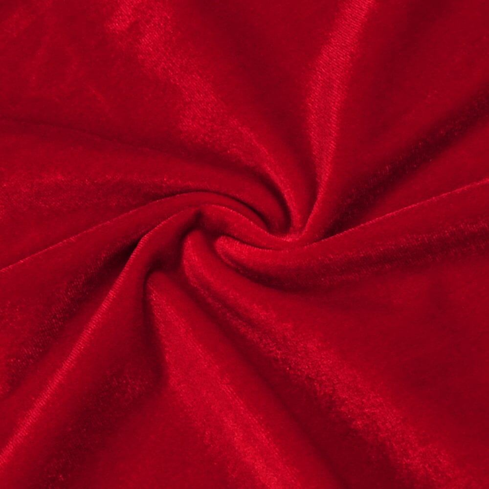 Strapless Corset Two-Piece Dress in Red
