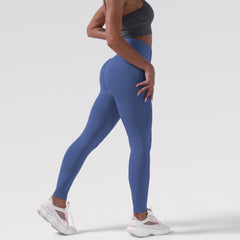 Contrast Striped Wide Band Waist Sports Leggings Sai Feel