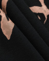 Kurzes T-Shirt mit Sternenmuster