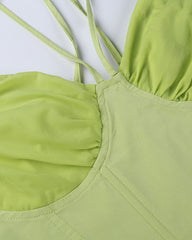 Mermaidens Korsett Neckholder-Top