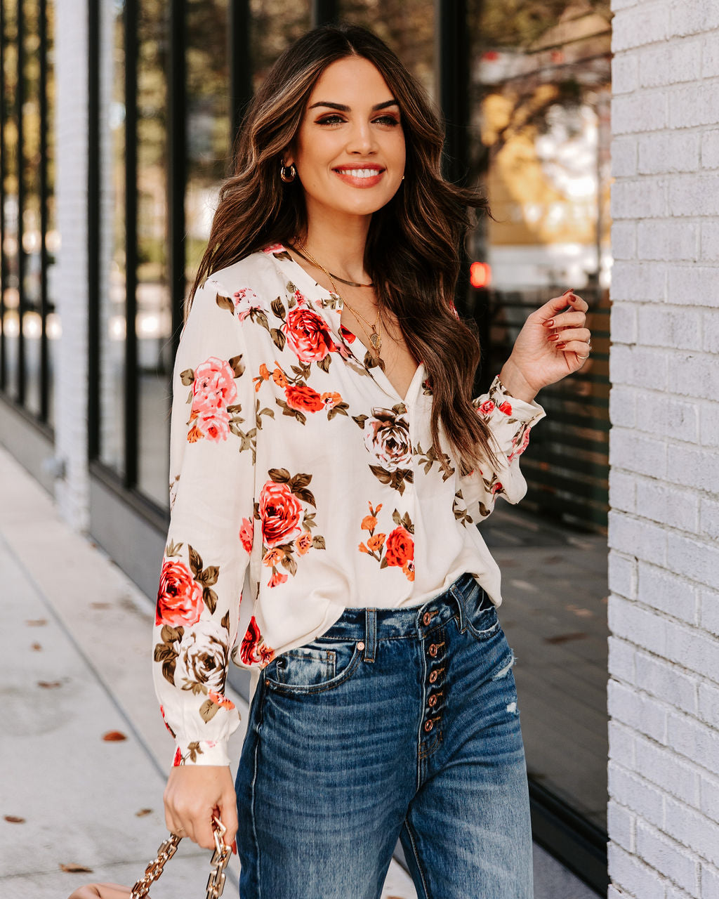 Kellen Floral Damsel Blouse - FINAL SALE Ins Street