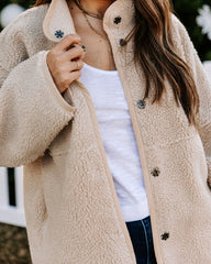 Slater Fleecejacke mit Taschen - Khaki