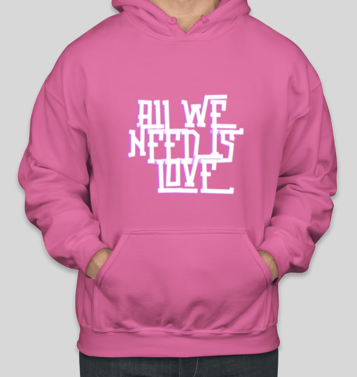 Alles was wir brauchen ist Liebe Coole Grafik Hoodies