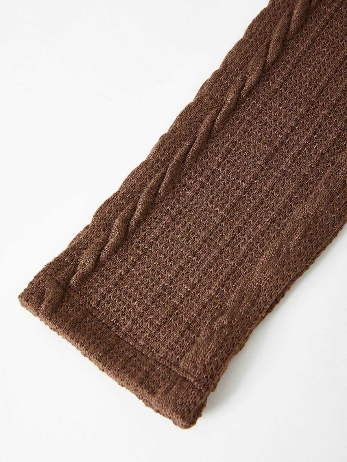 Vintage V Neck Cable Knit Top
