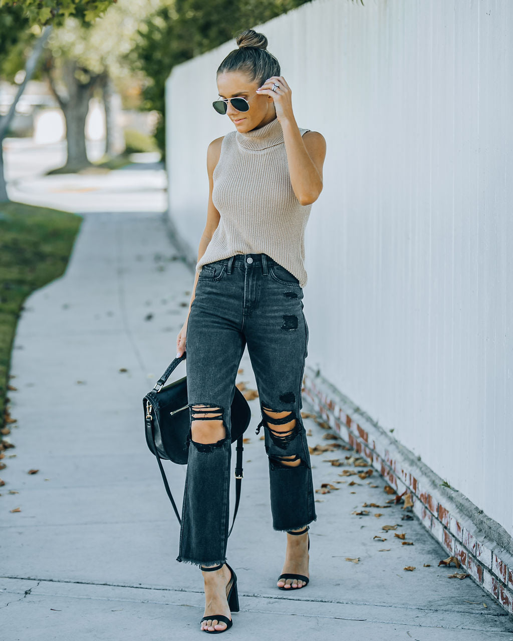 Carmen-High-Rise-Distressed-Straight-Leg-Denim Ins-Street