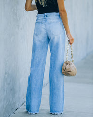 Zaya High Rise Distressed Denim