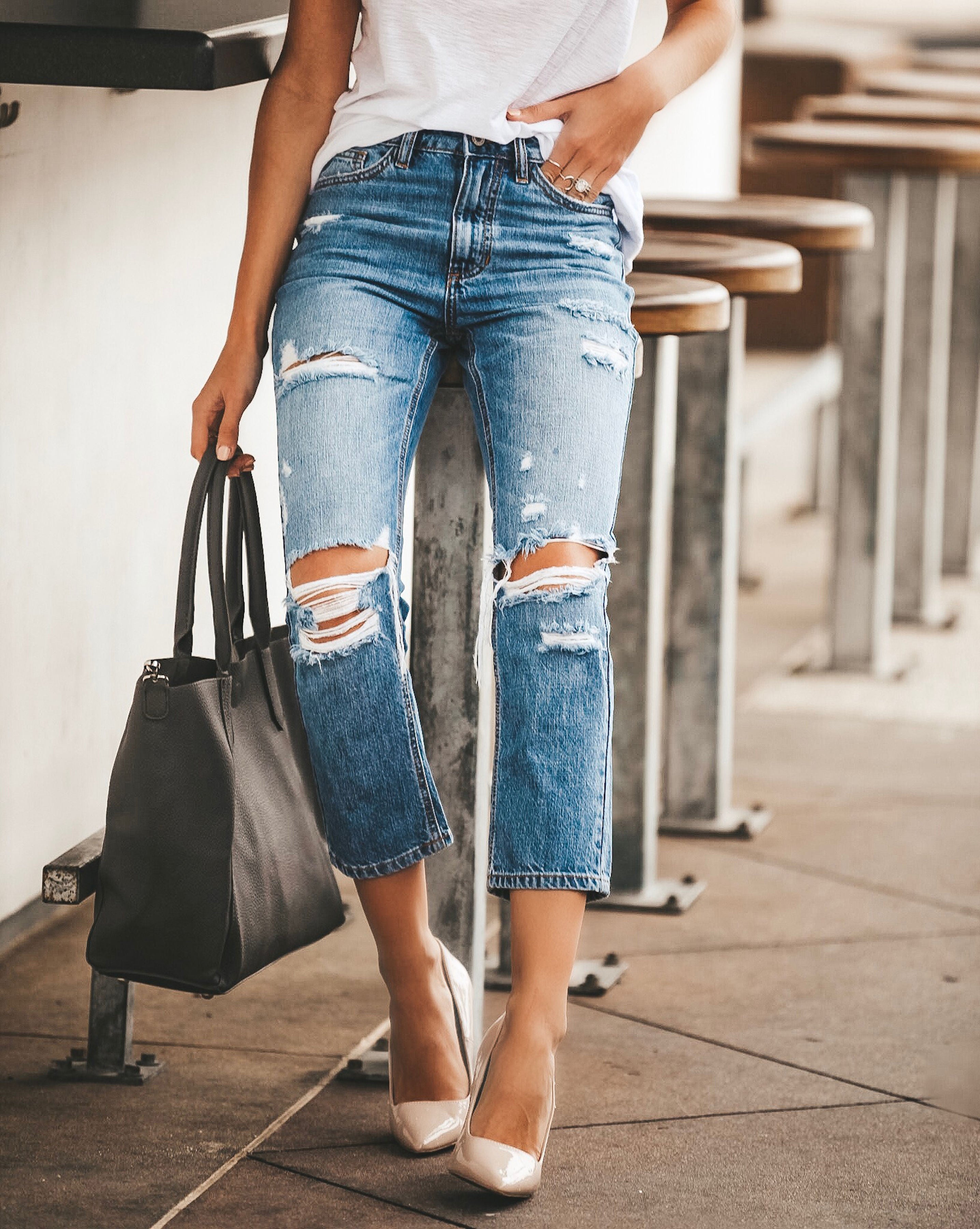 Bewährter Vintage-High-Rise-Denim 